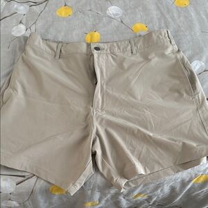 Onia Tan Flat Front Shorts Casual Versatile